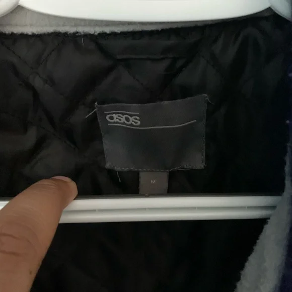 ASOS mens plaid shirt jacket/coat. *winter coat* - Picture 2 of 9